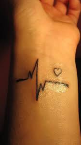 Oottati small cute temporary tattoo heartbeat wrist (set of 2) 4.0 out of 5 stars. Another Must Have Tattoo Heartbeat Tattoo Tattoos Ekg Tattoo