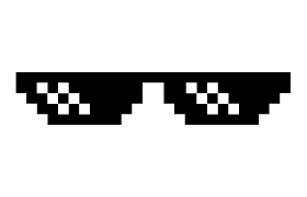 Deal With It Glasses Transparent Png Stickpng