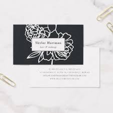 Black And White Business Card Secret Garden Black And White Floral Business Card Zazzle Com Floral Business Cards Elegant Business Cards Design Business Cards Beauty