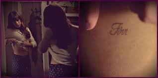 The scream queens star debuted a new tattoo. Lea Michele S Latest Magazine Cover Honors Cory Monteith With One Simple Word Mtv