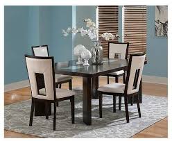 Steve Silver Co 5 Piece Broward Dining Table Set Wood White Brown Steve Silver Company Modern Dining Room Side Chairs Dining Cheap Dining Room Chairs