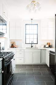I Was Worried That Painting The Stiles Of The Windows Black Was Going To Be Too Much For The Small Modern Kitchen Renovation Kitchen Renovation Modern Kitchen