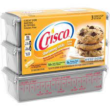 Crisco Butter Flavor All Vegetable Shortening Baking Sticks 20oz 3ct Crisco Flavors All Vegetables