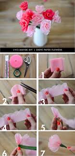 Instructables always pushes my creativity to new levels and this time i bring a simple diy step 2: Swellmayde Mother S Day Diy Crepe Paper Flowers Diy Flores De Papel Crepom Flores De Papel Diy Flores De Papel De Casamento