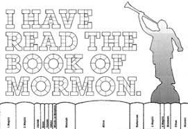 Book Of Mormon Reading Charts And Bookmarks The Idea Door