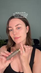 it actually stays in place well too 🤝, Merit Complexion Stick (shade  bone), #fullcoverageconcealer #acnecoverage