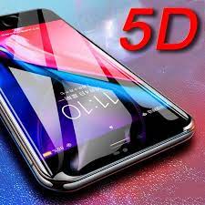 5d Tempered Glass For Iphone 6 6s 7 Plus Screen Protector 8 Plus Curved Full Cover On The Prote Phone Screen Protector Screen Protector Iphone Screen Protector