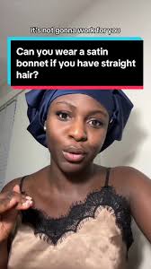 Can you wear a satin bonnet if you have straight hair?? Yes!! Satin bonnet  are not meant for only one hair type, anyone can benefit from it so dont be  afraid to get one! #satinbonnets #straighthair ...