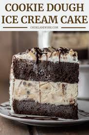 Cookie Dough Ice Cream Cake Recipe Chisel Fork Recipe In 2020 Homemade Ice Cream Cake Ice Cream Cake Recipe Ice Cream Cake