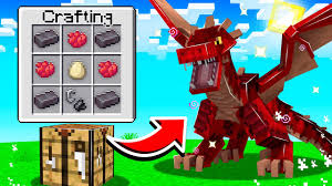 The ender dragon is a gigantic flying hostile boss mob found when first entering the end. Crafting Dragons In Minecraft Youtube