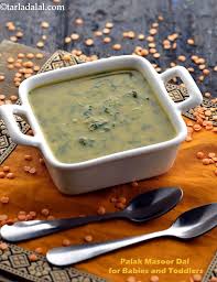 Palak Masoor Dal For Babies And Toddlers Spinach Masoor Dal For Babies Recipe Baby Food Recipes Indian Baby Food Recipes Recipes
