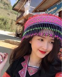 Handmade Hmong Hat, Ethnic Boho Handcrafted Headwear, Vintage Tribal Hmong  Embroidered Hat in the North of Vietnam