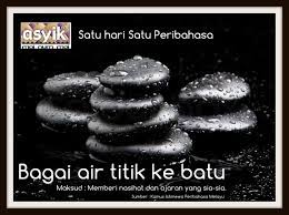 Ilmu lebih dari pada harta: Asyikfm Asyikfm Satu Hari Satu Peribahasa Bagai Air Facebook