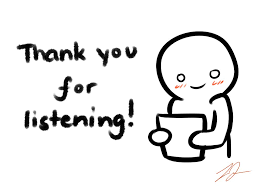 Thank You For Listening Card Thank You For Listening Wallpaper Powerpoint Listening Quotes