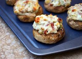 Bacon And Cream Cheese Stuffed Mushrooms Recipe Cheese Stuffed Mushrooms Food Stuffed Mushrooms
