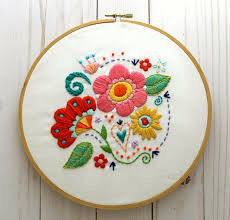 9,420 floral embroidery pattern products are offered for sale by suppliers on alibaba.com, of which lace accounts for 3%, ladies' blouses & tops accounts for 1%, and plus size shirts & blouses accounts for 1%. Flower Embroidery Pattern Floral Embroidery Design Hand Etsy