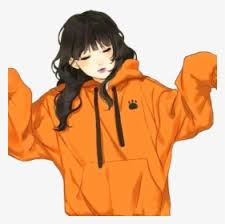 You could opt for the drawstring hoodie with a pouch pocket in the front, allowing you to easily stash your phone, wallet or keys. Rikkisgirl Girl Kawaii Kawaiigirl Anime Animegirl Anime Girl Hoodie Drawing Hd Png Download Kindpng