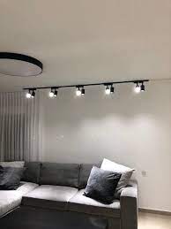 Abc Lighting 7 9 12w Cob Led Track Light Led Rail Lamp Leds Spotlights Iluminacao Living Room Lighting Living Room Lighting Design Track Lighting Living Room