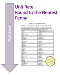 Unit Rate 50 Practice Problems That Require Rounding To Unit Rate The Unit Math Madness