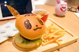 Pokemon Cafe Tokyo Eevee Burger Pokemon Tokyo Cafe Menu