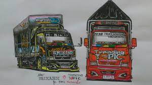 Maybe you would like to learn more about one of these? Truck Trending Topic Ngabuburit Bersama Truck New Srikandi Cara Menggambar Truck Truck Oleng By Heru Youtube