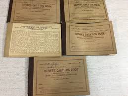 Lot of 5 Used Driver's Daily Log Books 1962-63 - Etsy