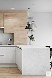 Is it the cabinets, mouldings, colors, tile, lighting, counters? Balance Natural Modern Scandinavian Kitchen Design European Kitchen Design Contemporary Style Kitchen Scandinavian Kitchen