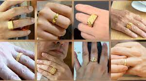 Latest Gold Finger Ring Designs For Men Daily Wear Gold Ring For Indi Latest Ring Designs Mens Ring Designs Gold Finger Rings