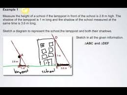 Youtube In 2020 Similar Triangles In The Heights Interactive