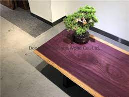 Thank you once again for your lovely purple heart utensils. China Purple Heart Live Edge 1 Piece Slab For Dining Table Top China Wood Slab Live Edge