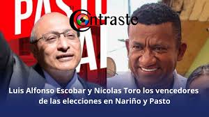 Luis Alfonso Escobar y Nicolás Toro los vencedores de las elecciones en  Nariño y Pasto -