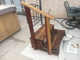 How can i prevent my hot tub cover from sagging? How To Build Redwood Spa Steps Dengarden