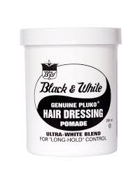 Black And White Genuine Pluko Hair Dressing Pomade Ultra White Blend 200ml Details Can Be Found By Clicking On The Image Black White Hair Hair Wax White Wax