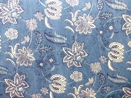 Stoff Blumen Der Nacht Auf Indigo Blockprint Etsy Fabric Textiles