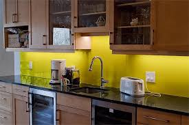 Because the painted surface is installed facing the wall, the paint. Intensify The Look Of Your Kitchen With 20 Glass Back Painted Backsplash Home Design Lover
