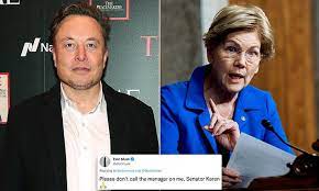 Elon Musk brands Elizabeth Warren 'Senator Karen' | Daily Mail Online