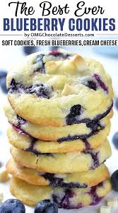 The Best Blueberry Cookie Recipe These Blueberry Cheesecake Cookies Are Soft Fluffy Almost Ca Blueberry Cookies Recipes Blueberry Recipes Blueberry Cookies