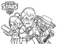 Super easy drawing tutorial with a coloring page. Kleurplaten Brawl Stars Morning Kids