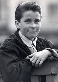 Christian Bale and Rowan Atkinson in The Nerd play 1984