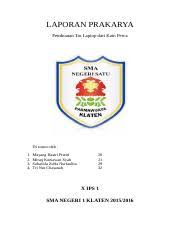 Maybe you would like to learn more about one of these? Lap Prakarya Tas Laptop Docx Laporan Prakarya Pembuatan Tas Laptop Dari Kain Perca Di Susun Oleh 1 2 3 4 Mayang Hastri Pratiti Miraq Kuniawan Syah Course Hero