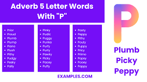 450+ 5 Letter Words With P List, Meaning, PDF
