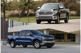 The tundra is rugged, yet refined thanks to toyota build quality. 2019 Toyota Tundra Vs 2019 Chevrolet Silverado Head To Head U S News World Report