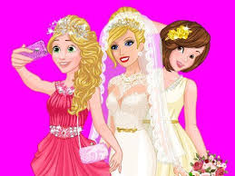 لعبة صور زفاف باربي مع الأميرات تلبيس barbie wedding barbie princess