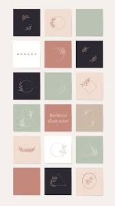 Botanical Frame Element Vector Collection Premium Image By Rawpixel Com Aum Busbus Instagram Design Instagram Template Design Instagram Layout