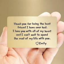 Mens Gift Custom Wallet Card Valentines Day Gift For Him Men Like Metal Meaningful Gift Idea Custom Wallet Card Valentines Quotes For Him Mens Valentines Gifts