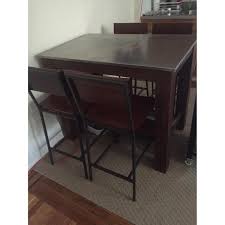 west elm rustic kitchen island w/ 4