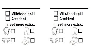Preschool Potty Accident Form Notes To Parents Letter To Parents Daycare Forms