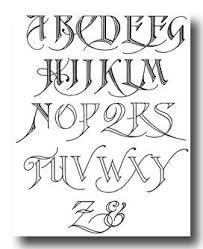 There Are Many Free Calligraphy Printable Alphabets Calligraphy Is Generally Divided Into Two Types Weste Lettering Fonts Lettering Alphabet Tattoo Lettering