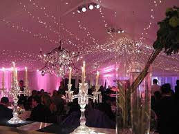 The moravian star shape originates in germany where it's called herrnhuter stern. Fairy Light Canopy Lighting Hire By Party Lights