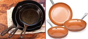 Cast Iron Pan V S Copper Pan Which Is Better Pans Recommend In 2020 Copper Pans Iron Pan Cast Iron Pan